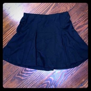 Black Mini Tennis Skirt